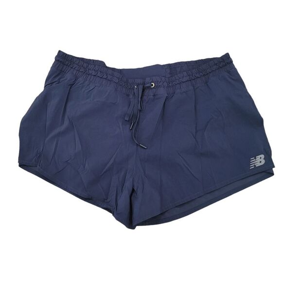 New Balance navy running short - Picture 1 of 4